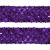 Тесьма с пайетками 12, шир. 35 мм/уп. 25+/-1 м, цвет фиолет - купить в Артеме. Цена: 1 308.30 руб.