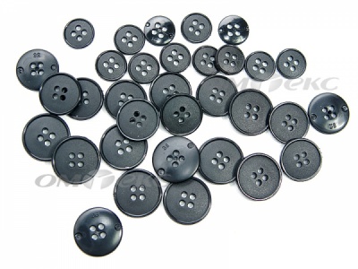 51926/15 мм (4 пр) черные пуговицы (брючные) - купить в Артеме. Цена: 1.50 руб.