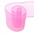 Лента капроновая, шир. 80 мм/уп. 25 м, цвет розовый - купить в Артеме. Цена: 19.77 руб.