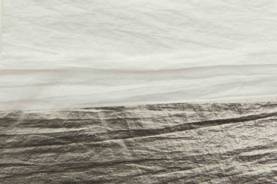 Текстильный материал "Диско"#1805 с покрытием РЕТ, 40гр/м2, 100% полиэстер, цв.6-тем.серебро - купить в Артеме. Цена 412.36 руб.