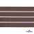 Репсовая лента 005, шир. 6 мм/уп. 50+/-1 м, цвет коричневый - купить в Артеме. Цена: 88.45 руб.