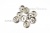 Кнопки пришивные 30 мм никель - купить в Артеме. Цена: 18.68 руб.