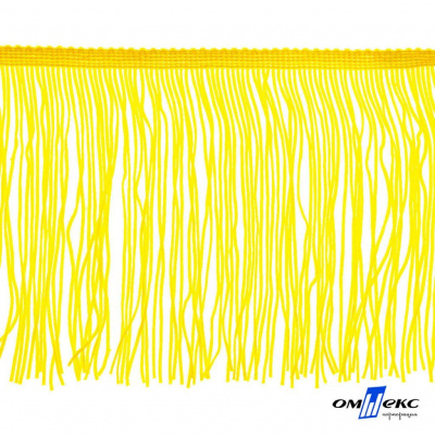 Бахрома для одежды (вискоза), шир.15 см, (упак.10 ярд), цв. 34 - жёлтый - купить в Артеме. Цена: 617.40 руб.