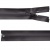 Молния водонепроницаемая PVC Т-7, 60 см, разъемная, цвет (301) т.серый - купить в Артеме. Цена: 49.39 руб.