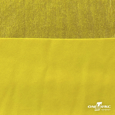 Трикотажное полотно голограмма, шир.140 см, #602 -жёлтый/жёлтый - купить в Артеме. Цена 385.88 руб.