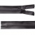 Молния водонепроницаемая PVC Т-7, 20 см, неразъемная, цвет (301)-т.серый - купить в Артеме. Цена: 21.56 руб.