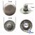 Кнопка металлическая "Альфа" с пружиной, 15 мм (уп. 720+/-20 шт), цвет никель - купить в Артеме. Цена: 1 466.73 руб.