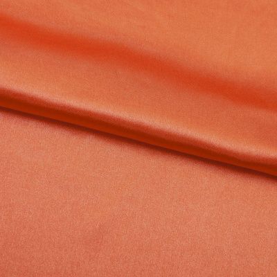 Поли креп-сатин 18-1445, 120 гр/м2, шир.150см, цвет оранжевый - купить в Артеме. Цена 155.57 руб.