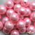 0404-00108-Бусины пластиковые под жемчуг "ОмТекс", 16 мм, (уп.50гр=24+/-1шт) цв.101-св.розовый - купить в Артеме. Цена: 44.18 руб.