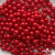 0404-0140-Бусины пластиковые под жемчуг "ОмТекс", 8 мм, (уп.50гр=218+/-3шт), цв.072-красный - купить в Артеме. Цена: 42.84 руб.