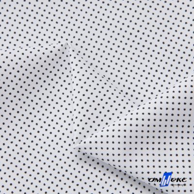 Ткань сорочечная Этна, 120 г/м2, 58% пэ,42% хл, (арт.112) принтованная, шир.150 см, горох - купить в Артеме. Цена 359.88 руб.