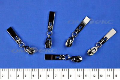 Слайдер декоративный, металлический №1/спираль Т7/никель - купить в Артеме. Цена: 6.29 руб.
