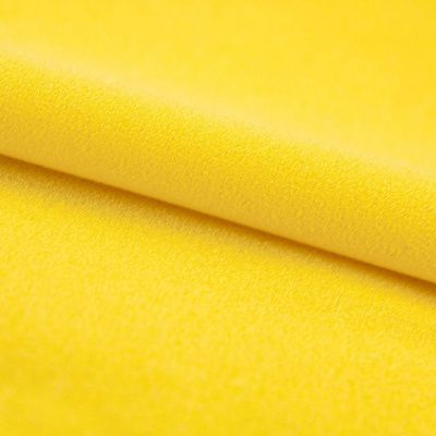 Креп стрейч Амузен 12-0752, 85 гр/м2, шир.150см, цвет жёлтый - купить в Артеме. Цена 194.07 руб.