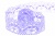 Тесьма кружевная 0621-2063, шир. 40 мм/уп. 20+/-1 м, цвет 107-фиолет - купить в Артеме. Цена: 933.93 руб.