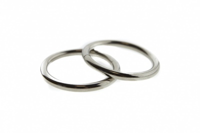 Кольцо металлическое d-32 мм, цв.-никель - купить в Артеме. Цена: 3.57 руб.