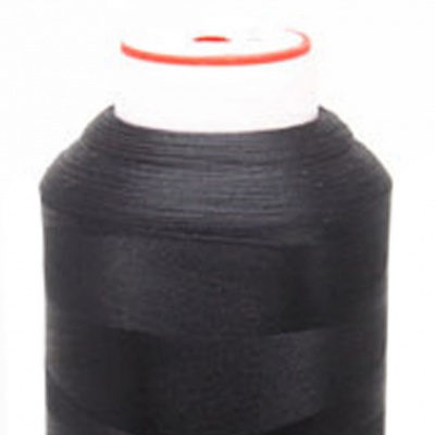 Нитки текстурированные некручёные, намот. 5 000 м, цвет чёрный - купить в Артеме. Цена: 70.43 руб.