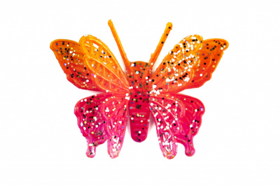 Бабочка декоративная пластиковая #10 - купить в Артеме. Цена: 7.09 руб.