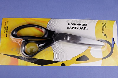 Ножницы ЗИГ-ЗАГ "MAXWELL" 230 мм - купить в Артеме. Цена: 1 041.25 руб.