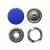 Кнопка рубашечная (закрытая) 9,5мм - эмаль, цв.168 - голубой - купить в Артеме. Цена: 4.77 руб.