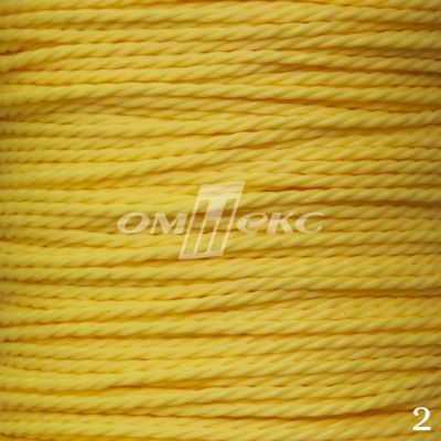 Шнур декоративный плетенный 2мм (15+/-0,5м) ассорти - купить в Артеме. Цена: 48.55 руб.