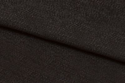 Ткань джинсовая №96, 160 гр/м2, шир.148см, цвет чёрный - купить в Артеме. Цена 350.42 руб.