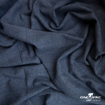Ткань костюмная "Моник", 80% P, 16% R, 4% S, 250 г/м2, шир.150 см, цв-т.синий - купить в Артеме. Цена 555.82 руб.