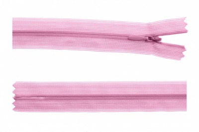 Молния потайная Т3 513, 60 см, капрон, цвет св.розовый - купить в Артеме. Цена: 10.24 руб.