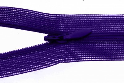 Молния потайная Т3 866, 20 см, капрон, цвет фиолетовый - купить в Артеме. Цена: 5.27 руб.