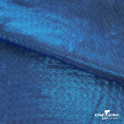 Трикотажное полотно голограмма, шир.140 см, #602 -голубой/голубой - купить в Артеме. Цена 385.88 руб.