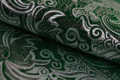 Ткань костюмная жаккард, 135 гр/м2, шир.150см, цвет зелёный№4 - купить в Артеме. Цена 441.94 руб.