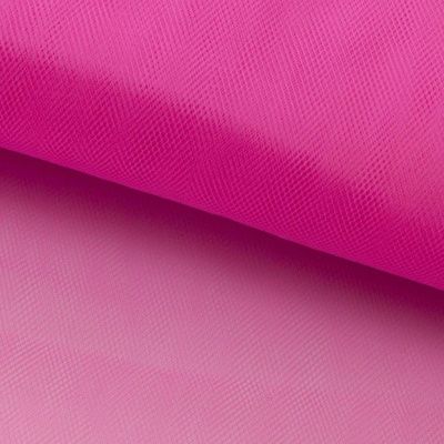 Фатин матовый 16-31, 12 гр/м2, шир.300см, цвет барби розовый - купить в Артеме. Цена 101.95 руб.