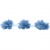 Тесьма плетеная "Рюш", упак. 9,14 м, цвет голубой - купить в Артеме. Цена: 45.87 руб.
