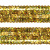 Тесьма с пайетками D16, шир. 20 мм/уп. 25+/-1 м, цвет золото - купить в Артеме. Цена: 778.19 руб.