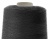 Швейные нитки (армированные) 28S/2, нам. 2 500 м, цвет чёрный - купить в Артеме. Цена: 139.91 руб.