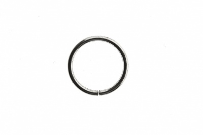 Кольцо металлическое d-15 мм, цв.-никель - купить в Артеме. Цена: 2.45 руб.