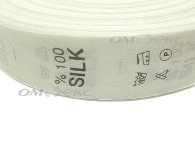 Состав и уход за тк.100% Silk (1000 шт) - купить в Артеме. Цена: 520.46 руб.