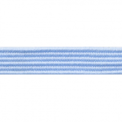 Резиновые нити с текстильным покрытием, шир. 6 мм ( упак.30 м/уп), цв.- 108-голубой - купить в Артеме. Цена: 155.22 руб.
