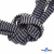 Шнурки #107-07, плоские 130 см, двухцветные цв.серый/чёрный - купить в Артеме. Цена: 23.03 руб.